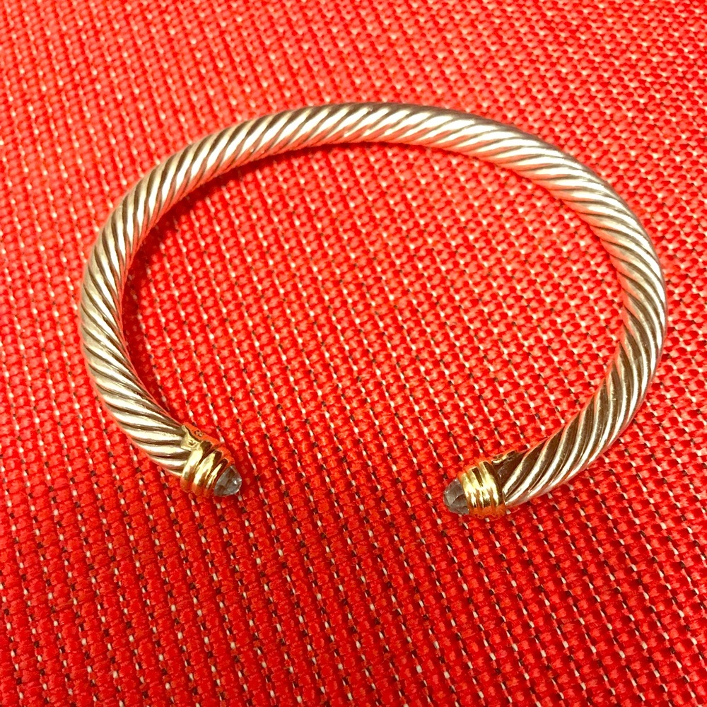 David Yurman Blue Topaz Bangle Bracelet